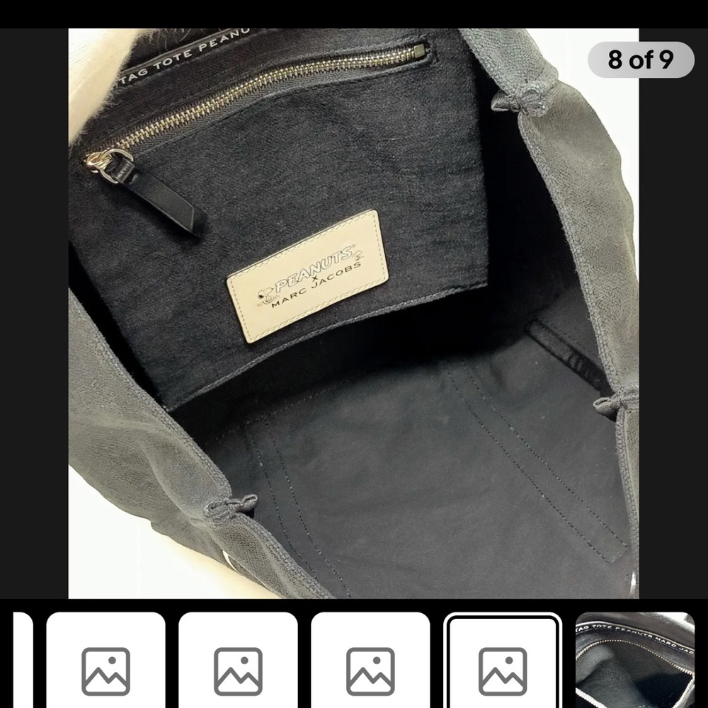 MARC JACOBS Tote Bag Black Canvas 2127205 - Picture 9 of 9